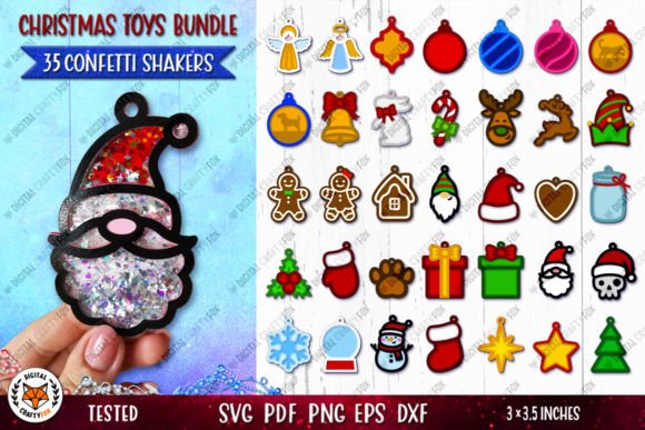 3D SVG Christmas Toy Shaker Review
