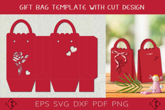 3D SVG Gift Boxes: Rose & Hearts Review