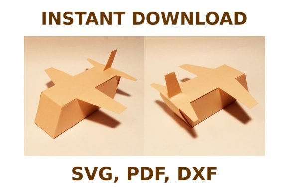 Airplane Box Template: 3D SVG Shapes Review