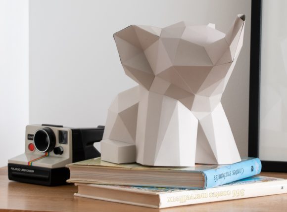 Baby Elephant 3D SVG for Shapes