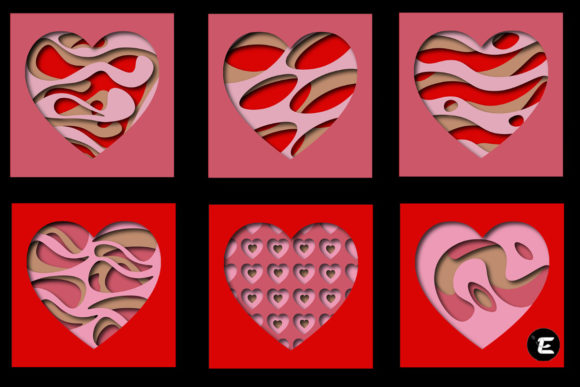 Bundle Heart: 3D SVG for Shadow Boxes