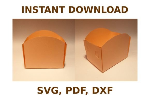 Burger Holder Template: 3D SVG Shapes for Blogs