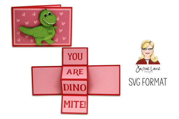 Dino Mite Twist Pop Card: 3D SVG Shapes Review