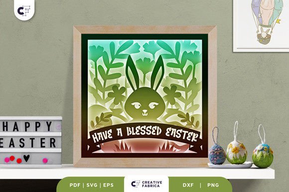 Easter 3D SVG Review: Blessed Shadow Box