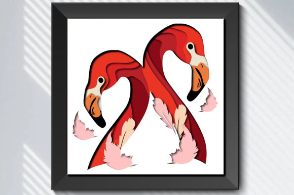 Flamingo 3D SVG Shadow Boxes Review