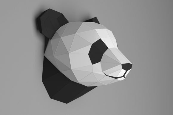 PANDA HEAD: A Designer’s Take on 3D Paper Craft Appeal