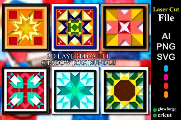 Quilt Shadow Box 3D SVG Review