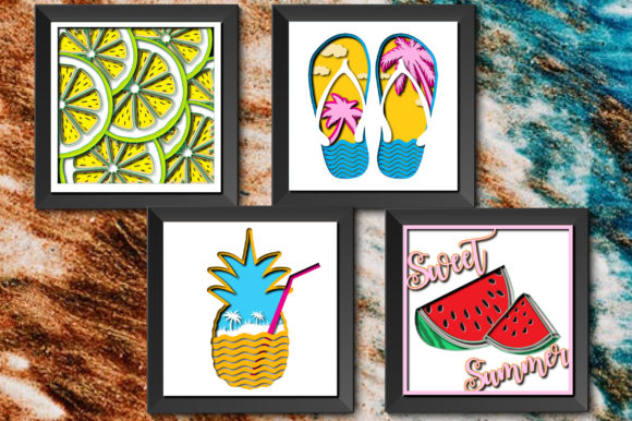 Review: Multi-Layer Summer Shadow Box 3D SVG