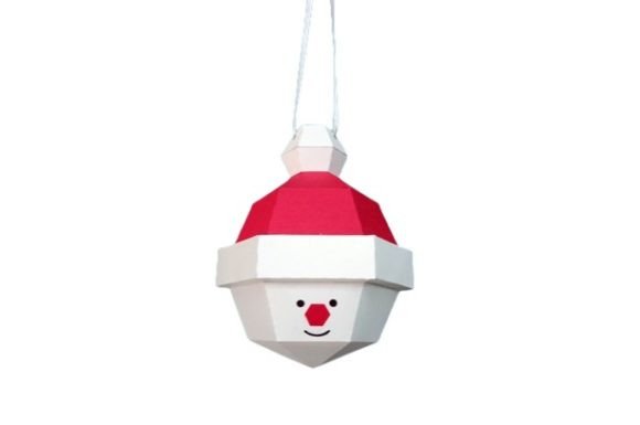 Reviewing Santa Snowman Bauble 3D SVG Objects