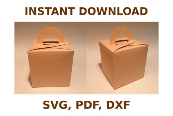 Square Box with Handle Template: 3D SVG Shapes Review