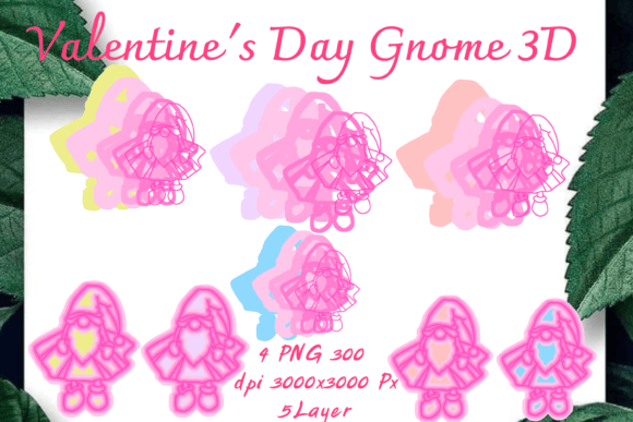 Valentine s Day Gnome 3D: A 3D SVG Shapes Review