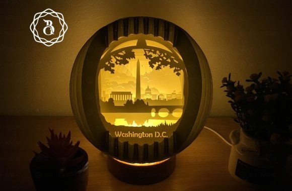 Washington D.C. Sphere Popup 3D SVG Shapes Review